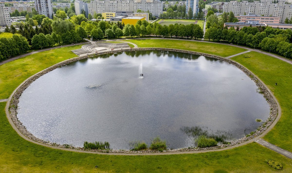 Õismäe tiik aerofoto 6.06.2020