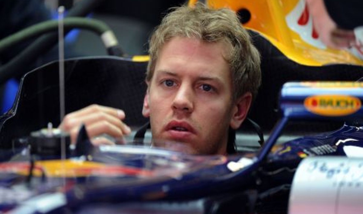 Red Bulli piloot Sebastian Vettel