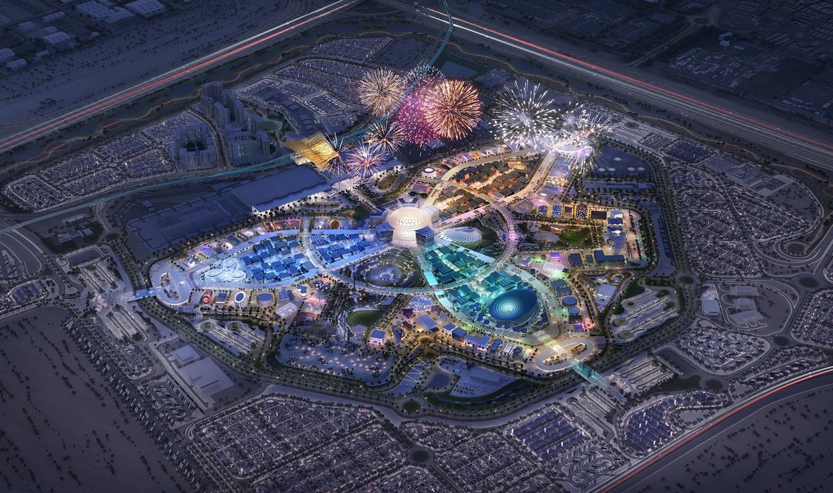 Dubai Expo 2020 toimumispaiga eskiis
