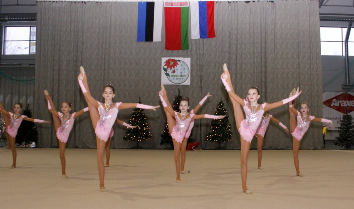 Международные соревнования по эстетической гимнастике в Кохтла-Ярве