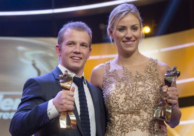 Saksamaa parimad sportlased Fabian Hambüchen ja Angelique Kerber.
