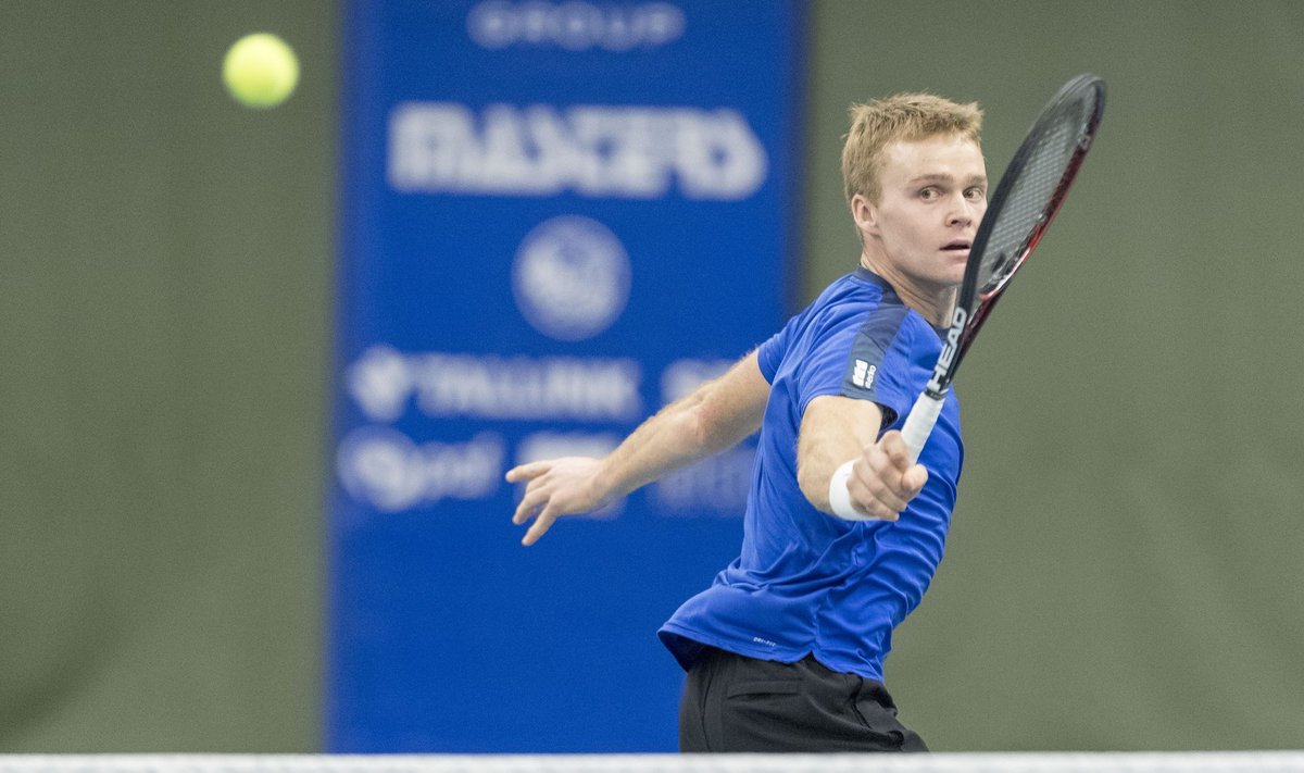 Eesti Davis Cupi meeskond loodab esinumber Jürgen Zopile.