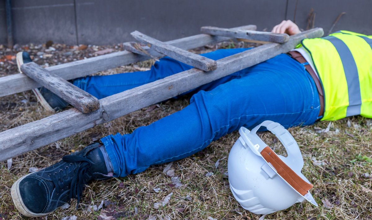 Tööõnnetus. Pilt on illustreeriv.