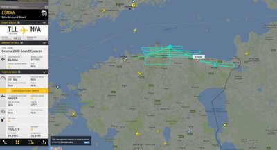 Maa-ameti lennuk aeropildistab Põhja-Eestit