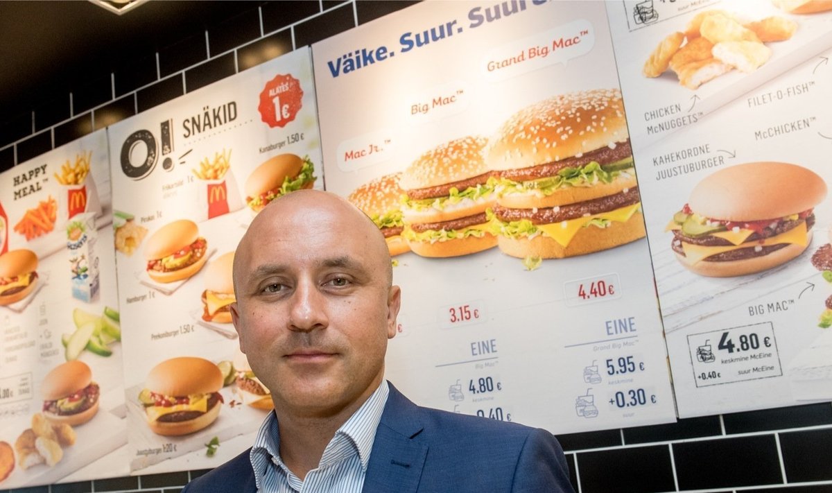 Baltimaade McDonald’si restoranide tegevdirektor Vladimir Janevski.