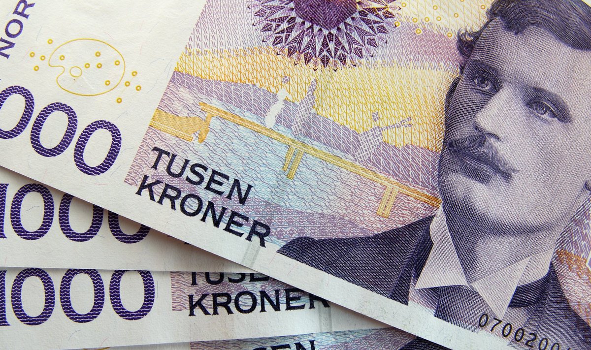 Norra 1000-kroonine rahatäht. Eurodes umbes 85 eurot.