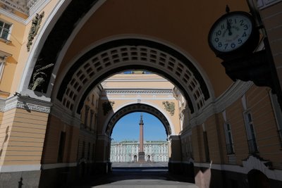 Ermitaaž ja Palee väljak, Peterburi, Venemaa