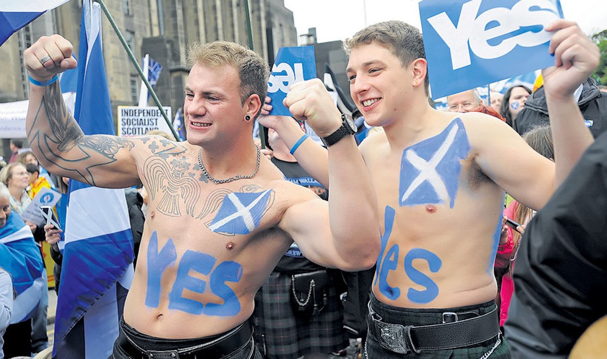 Šotimaa iseseisvuse pooldajad teevad referendumi eel küll jõuliselt kampaaniat, ent Suurbritanniast eraldumise vastaseid on praegu veel ikkagi umbes kümme protsenti rohkem.