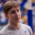 Võrkpallikoondise pesamuna Tristan Täht õpib laagri kõrvalt matemaatikaeksamiks ja loodab end peatreeneri lõppvalikkusse mängida