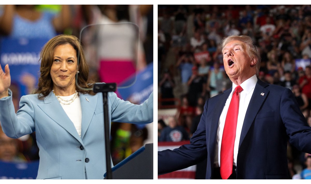 Kamala Harris ja Donald Trump selle nädala kampaaniaüritustel