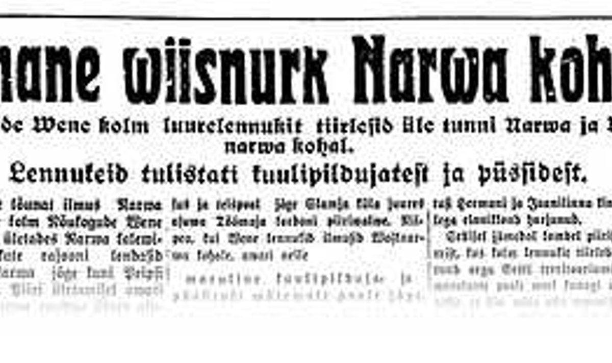 TÖÖD LEHEMEESTELE: Vene lennukite piiririkkumine veebruaris 1936 leidis Eesti ajalehtedes laialdast kajastamist.