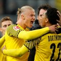 Väljakule naasnud Haaland lõi kaks väravat ja Dortmund tõusis Bundesliga liidriks