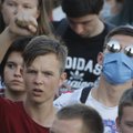 VIDEO | Protestijatega ühinenud Valgevene suursaadik: Venemaa sõjalist sekkumist ei tule