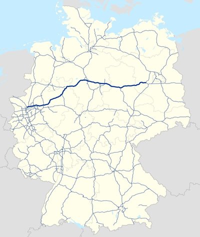 Bundesautobahn A2 (jämedama joonega)