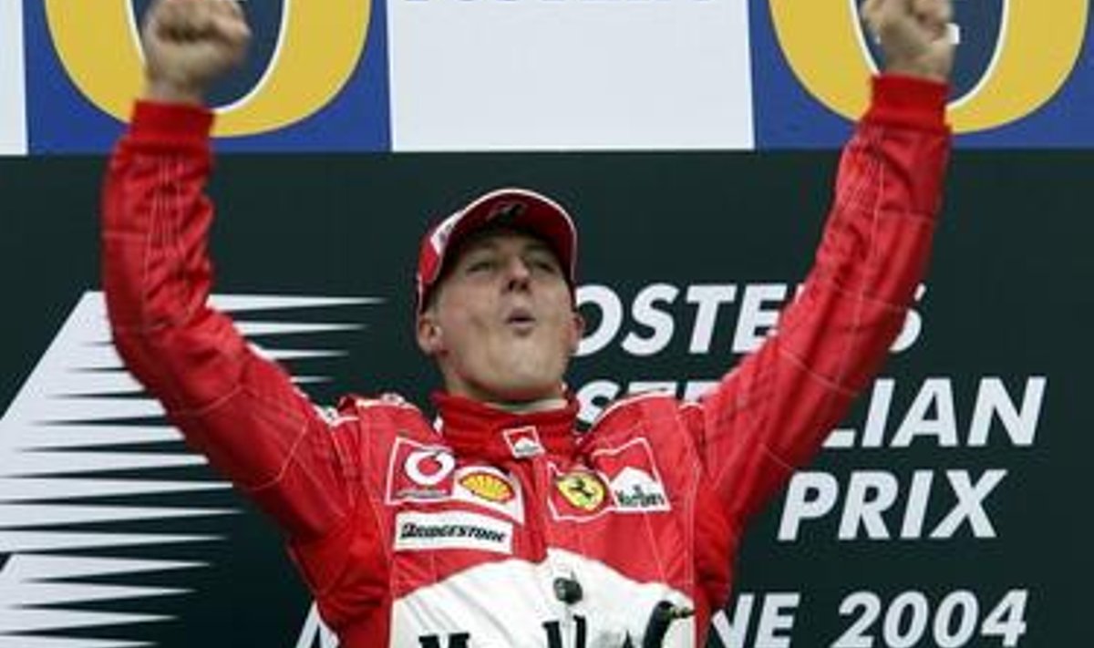 Michael Schumacher Austraalia GP poodiumil