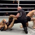 VIDEO | 55. sekundil nokauti löödud MMA võitleja üritas kohtuniku jalga murda