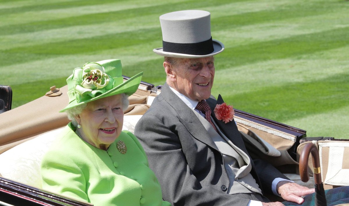20.06.2017, Royal Ascot, Windsor, GBR, GROSSBRITANNIEN - Royal Procession. Queen Elizabeth the Second and Prince Philip