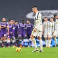 Suurema osa kohtumisest vähemuses mänginud Juventus sai piinliku kaotuse