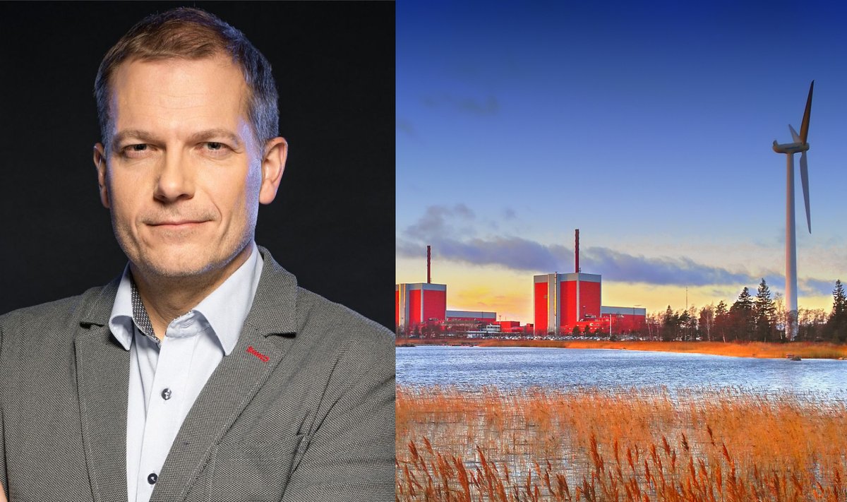 Andi Hektor on füüsik ja ettevõtja. Paremal fotol Olkiluoto tuumajaam Soomes.