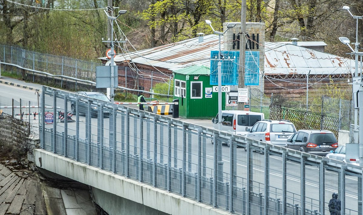 Пограничный мост в Нарве