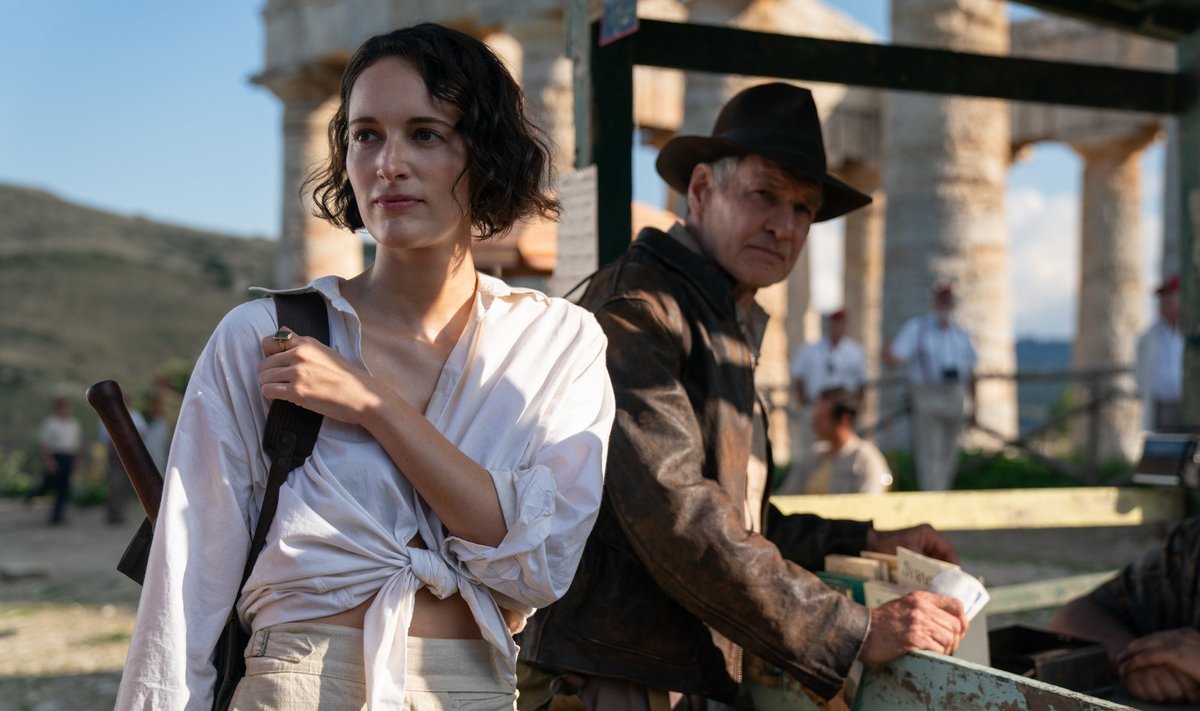 KOOSTÖÖ: Indiana Jones (Harrison Ford, paremal) ja tema ristitütar Helena (Phoebe Waller-Bridge) peavad leidma eseme, mis võib muuta ajaloo kulgu.