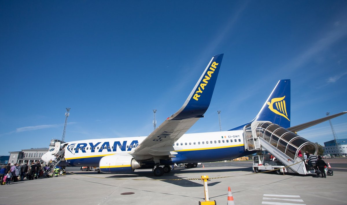 Ryanairi lennuk väljus täna Tallinnast ilma suure osa pileti ostnud reisijateta.