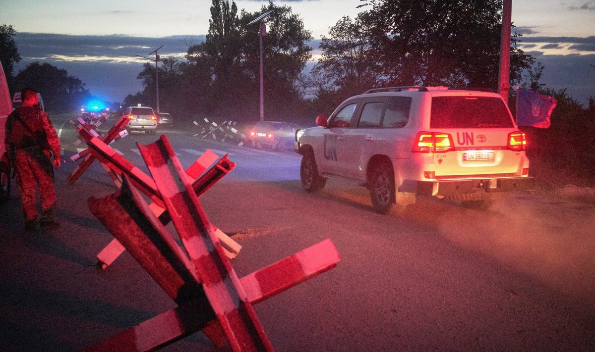 UKRAINE-CRISIS/IAEA-CHECKPOINT