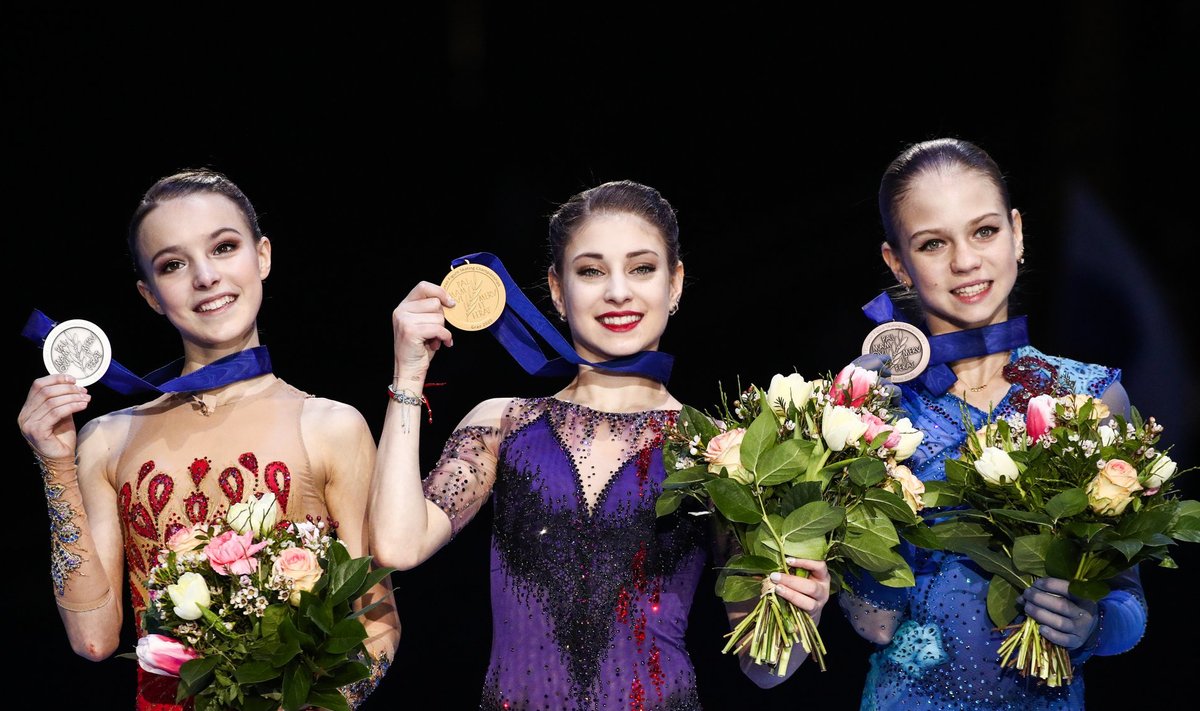 2020 European Figure Skating Championships: victory ceremony