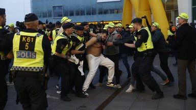 FOTOD | Tahavad Malmö Arenale sisse tungida? Euovisioni finaali ajal käib vihaste Palestiina toetajate meeleavaldus