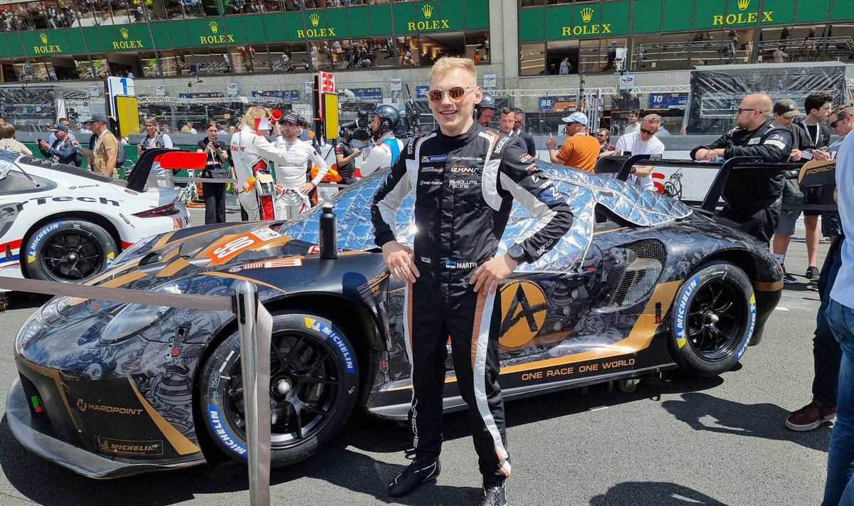 Martin Rump osales esimese eestlasena Le Mansi 24 tunni sõidul.