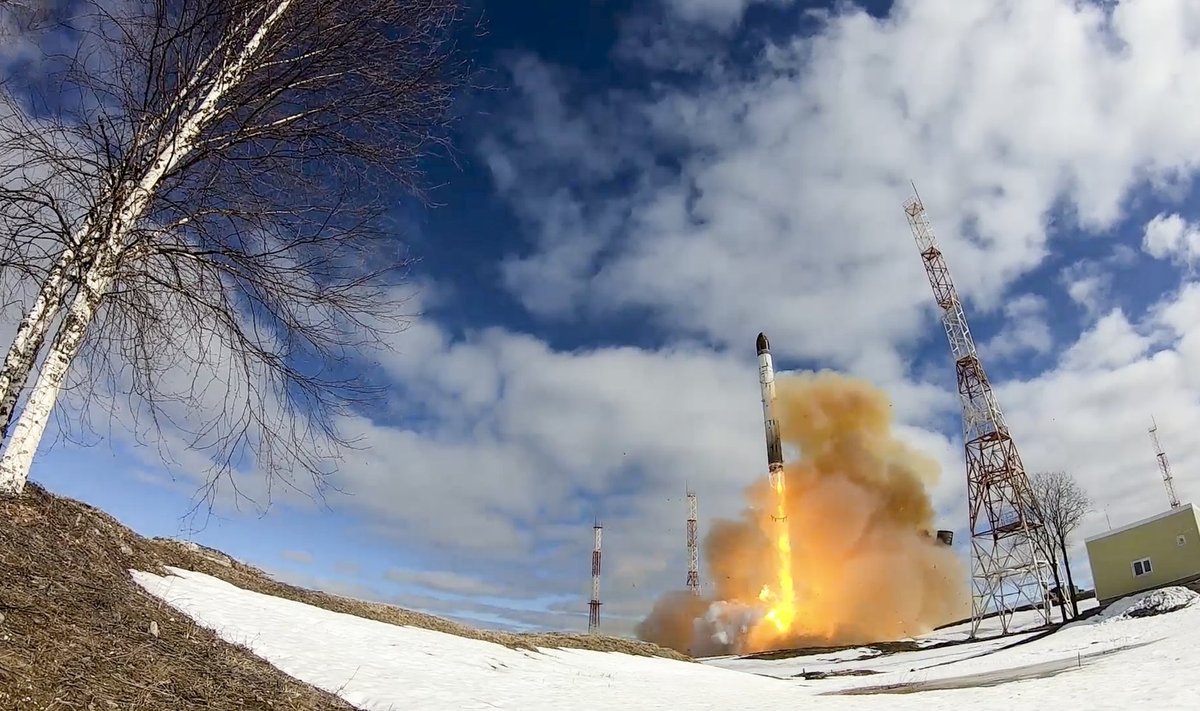 Vene kontinentidevahelise raketi katsetus