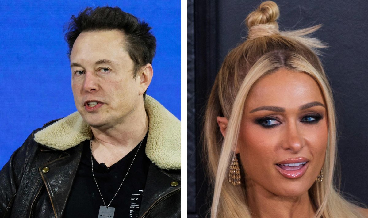 Elon Musk ja Paris Hilton.
