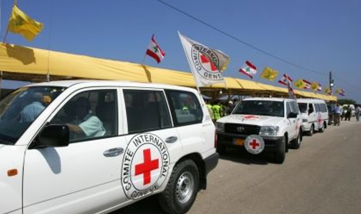 Punase risti autod Liibanonis.