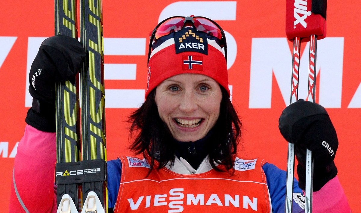 Marit Björgen on Tour de Skil võimsas hoos