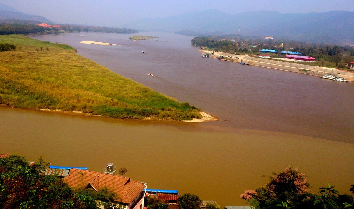 Kuldne kolmnurk, kus kohtuvad Tai, Birma (Myanmar) ja Laos