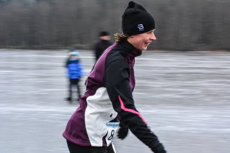 President Kersti Kaljulaid Mulgi uisumaratonil