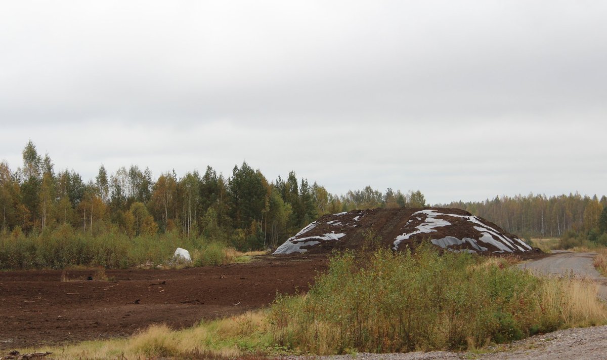 Turba kaevandamine ja vee puhastamine Soomes VAPO kaevandusalal. 