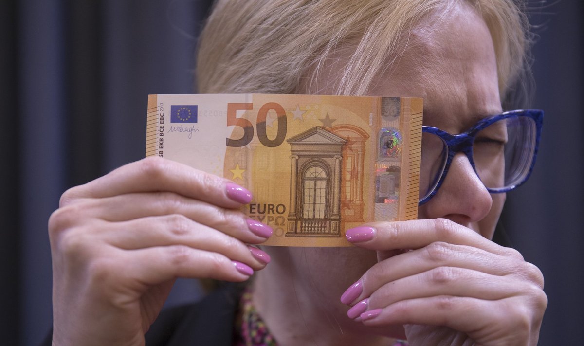 Uus 50eurone. Eesti Pank