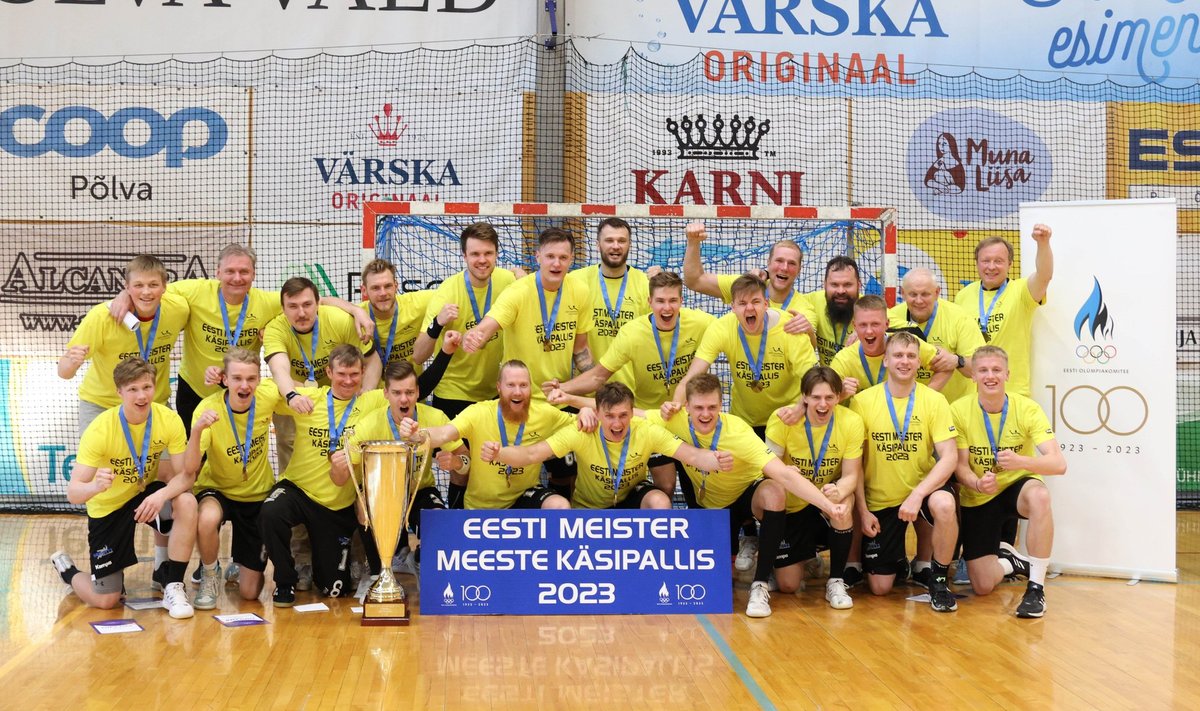 Värske Eesti meister Põlva Serviti.