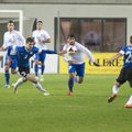 FOTOD: Eesti jalgpallikoondis võitis aasta viimases kodumängus Aserbaidžaani