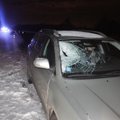 ФОТО: В Харьюмаа автомобиль насмерть сбил пешехода