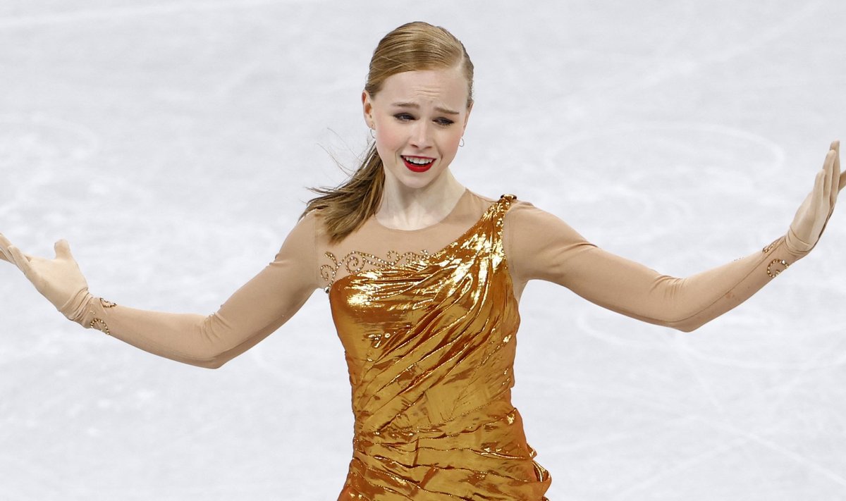 Eva-Lotta Kiibus Pekingi olümpial.