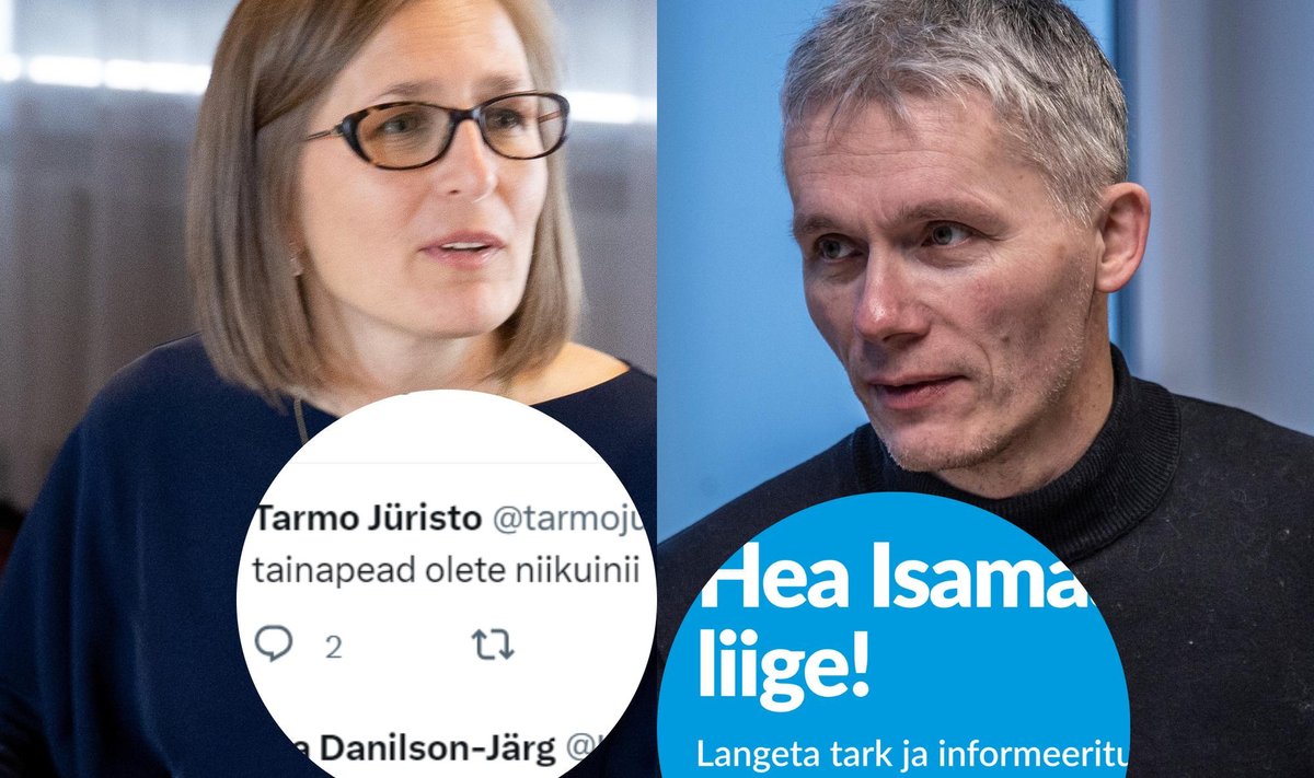 Vasakul Lea Danilson-Järg, paremal Tarmo Jüristo.