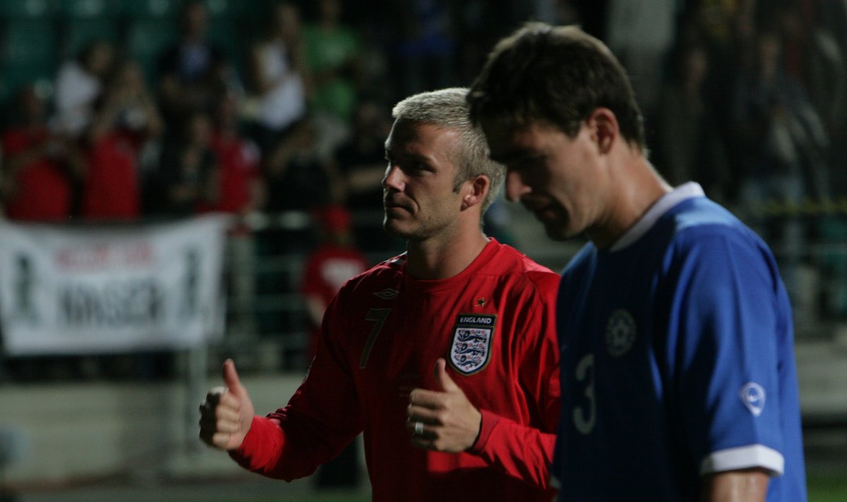 David Beckham ja Andrei Stepanov