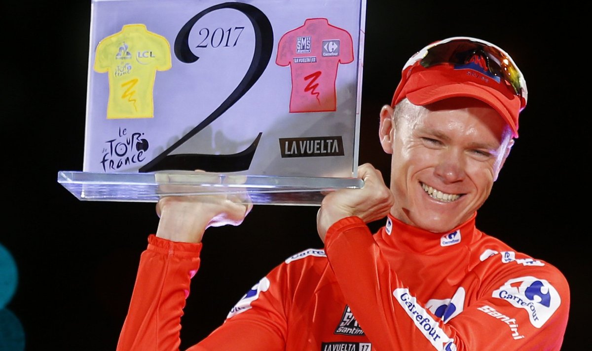 Chris Froome Vueltal.
