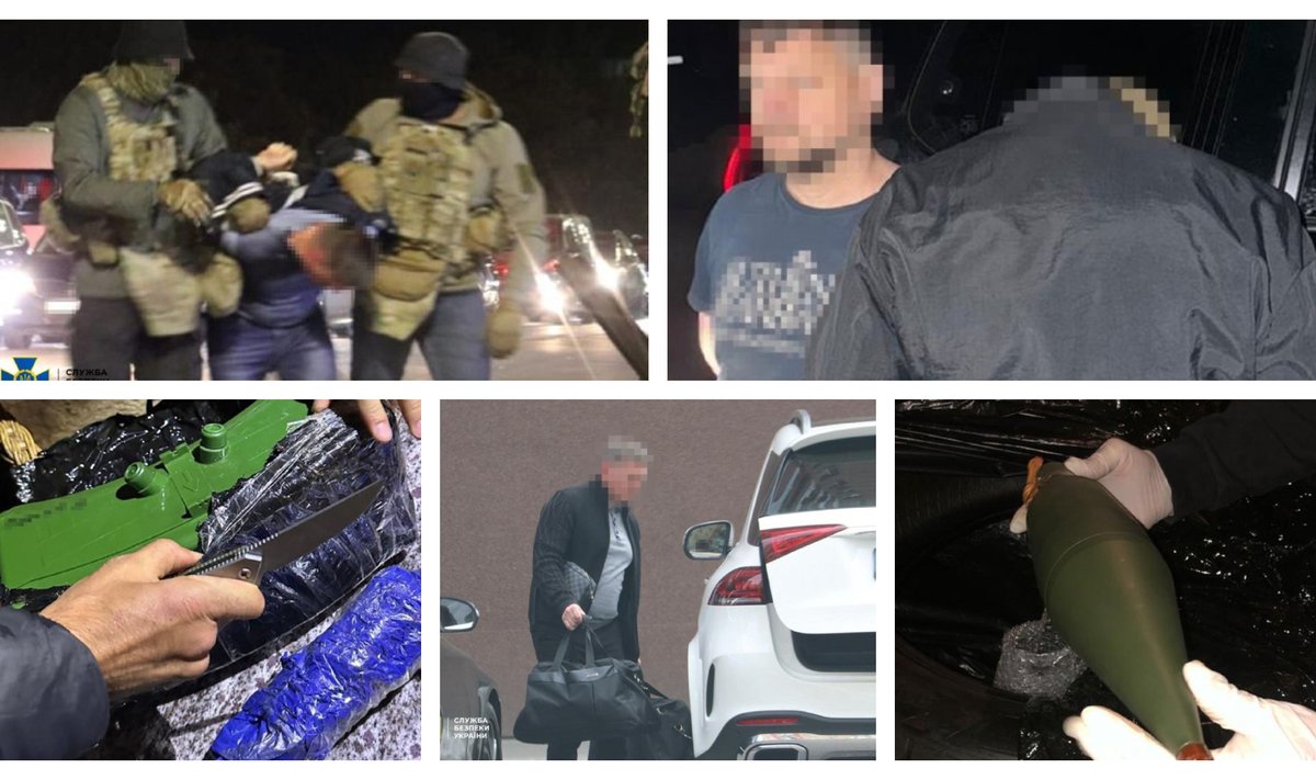 SBU avaldatud fotod arreteerimistest ja läbiotsimistest