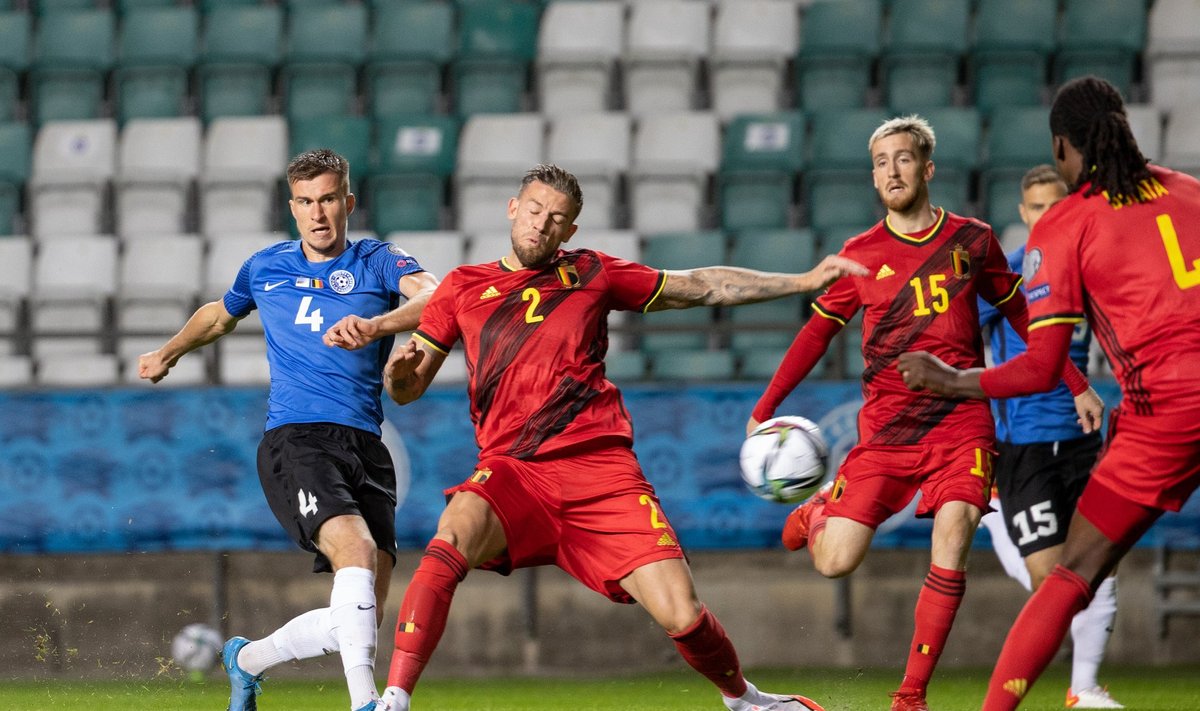 Septembrikuine kohtumine Eesti ja Belgia vahel lõppes belglaste 5:2 võiduga.