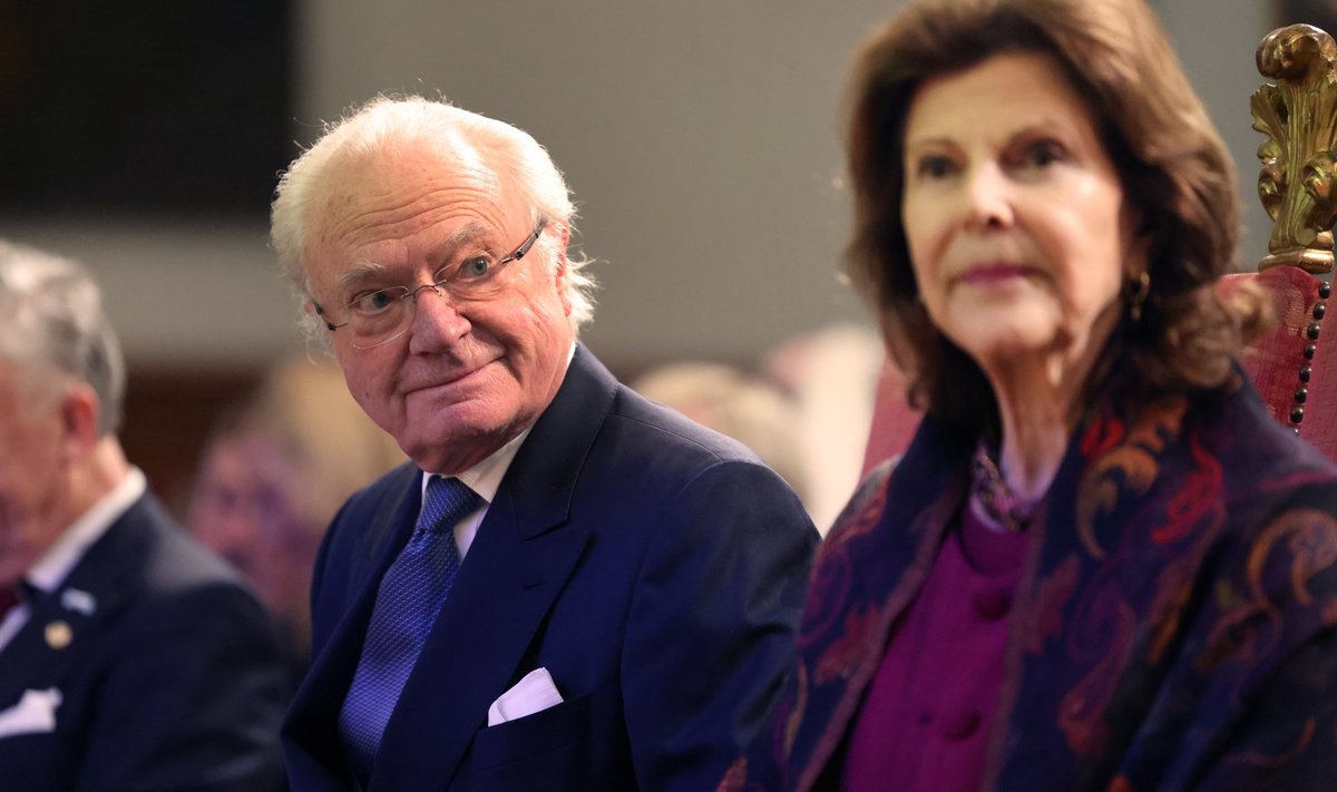 Rootsi kuningas Carl XVI Gustaf ja kuninganna Silvia