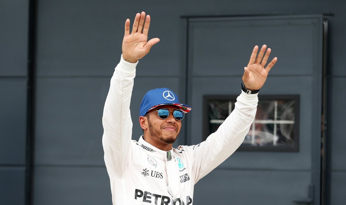 Lewis Hamilton oli taas kvalifikatsiooni kiireim