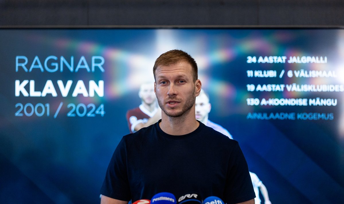 Ragnar Klavan 10. detsembri pressikonverentsil.